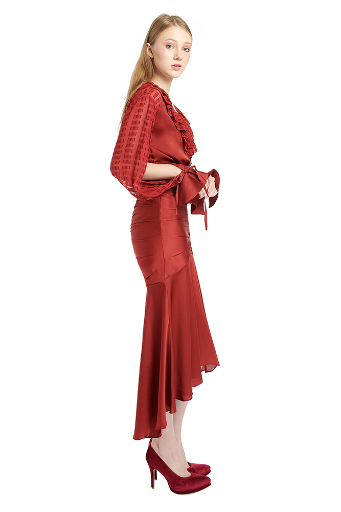 side view of the dress